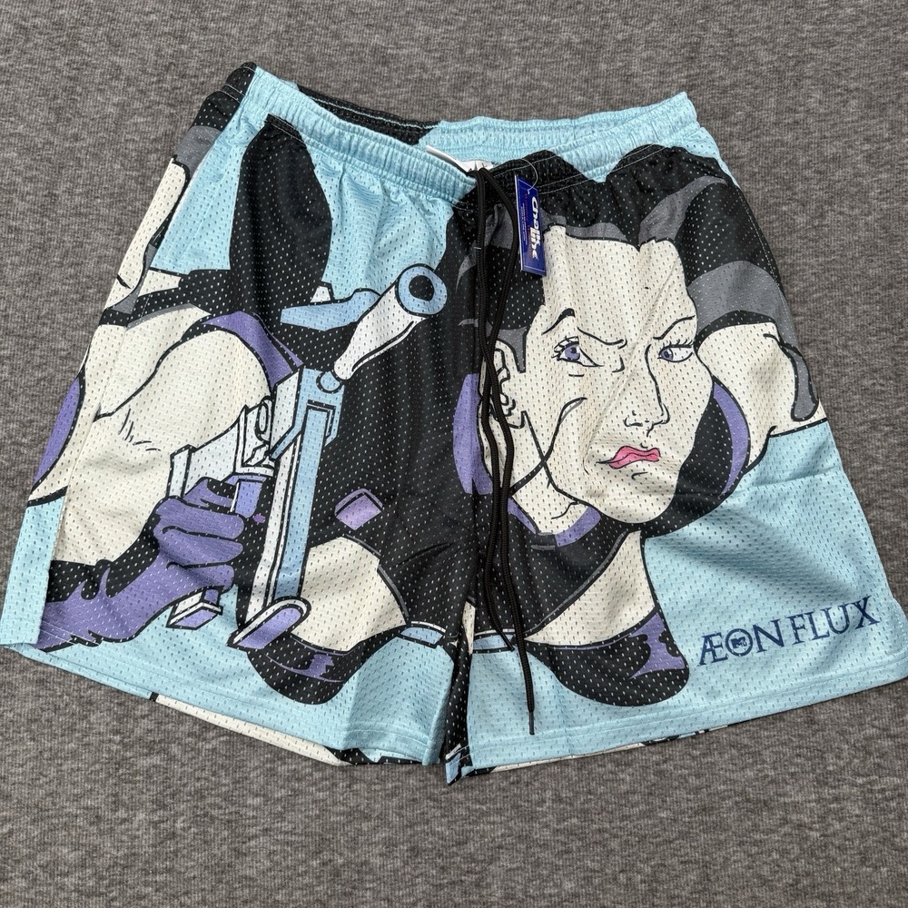 Rare Section 8 Anime Gun Girl Shorts Medium